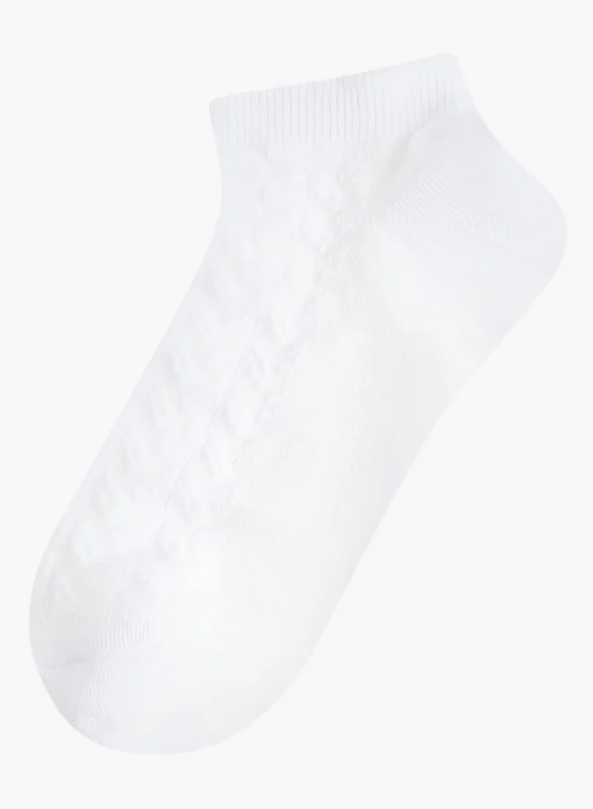 فلورا بيلا من شو إكسبرس Flora Bella Pack Of 5 Ankle Length Cotton Socks